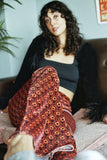 Christobel Flares in Terra Nova Rust - Wide Leg