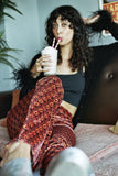 Christobel Flares in Terra Nova Rust - Wide Leg