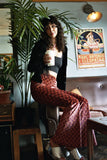 Christobel Flares in Terra Nova Rust - Wide Leg
