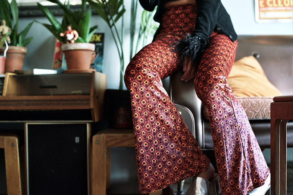 Christobel Flares in Terra Nova Rust - Wide Leg