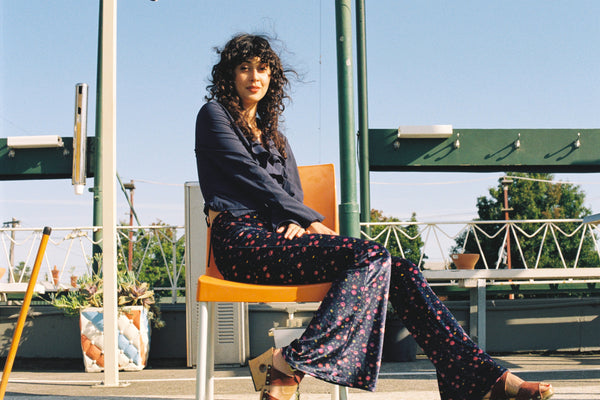 Clover Flares - Deep Blue Velvet