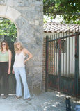 Sky Blue Organic Bamboo Flares - Pre-Order