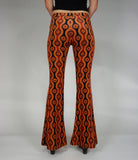 Ophir Velvet Flares - Maroon