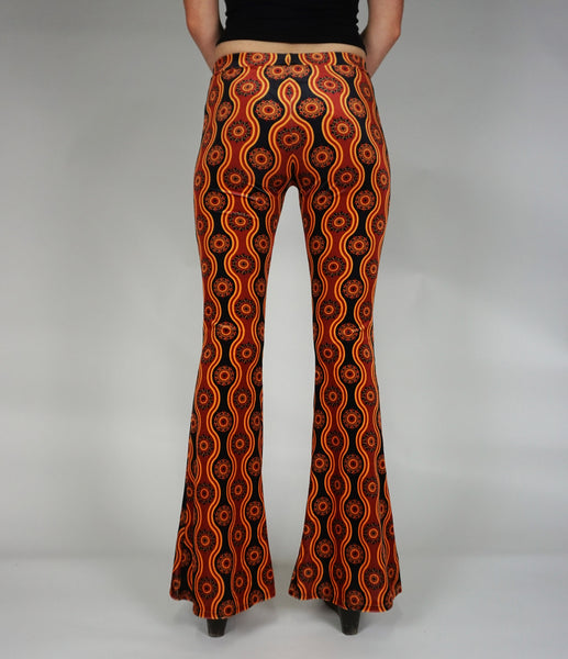 Ophir Velvet Flares - Maroon