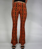 Ophir Velvet Flares - Maroon