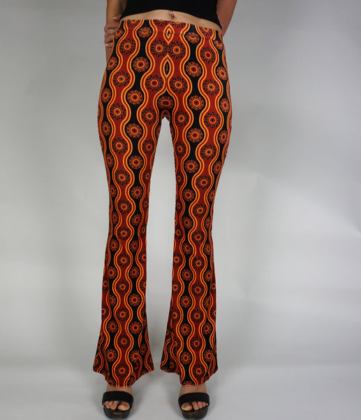 Ophir Velvet Flares - Maroon