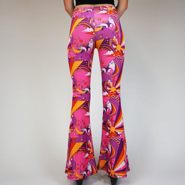 Dhana Dreams Velvet Flares - Cotton Candy