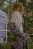 Donyale Flares - Purple Velvet
