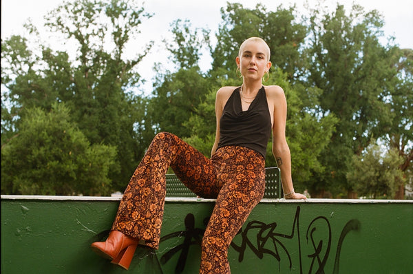 Luna Flares - Golden Brown Velvet