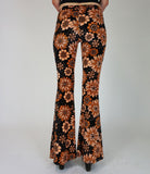 Frida Flora Brown & Pink Flares - Dazey LA & Flare Street Exclusive