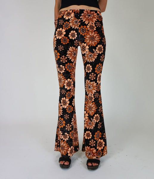 Frida Flora Brown & Pink Flares - Dazey LA & Flare Street Exclusive