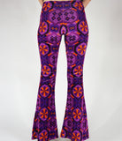 Lucrezia Flares - Purple Velvet