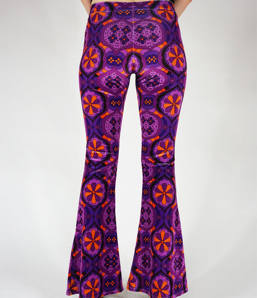 Lucrezia Flares - Purple Velvet