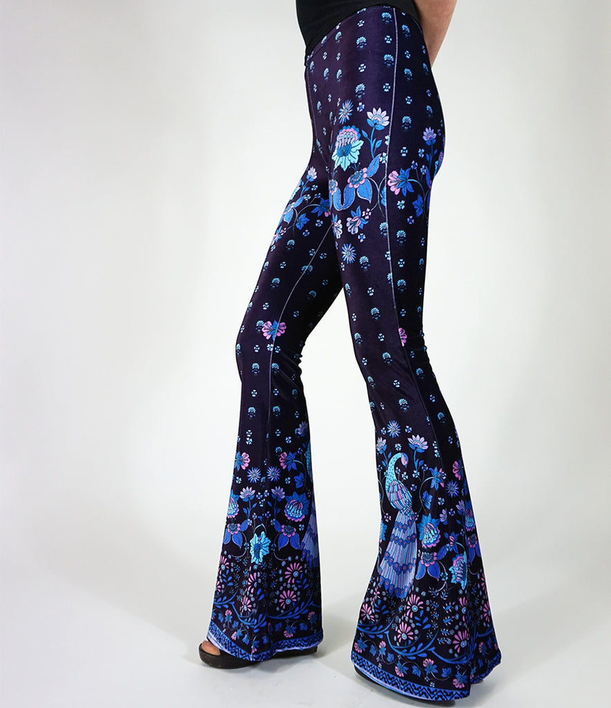 Amalia Velvet Flares - Blue Flare Street Exclusive Design | Flare Street