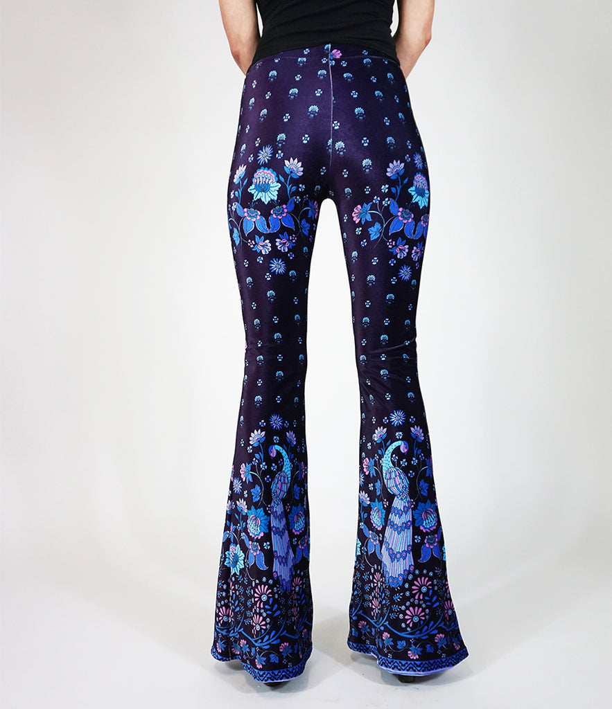 Amalia Velvet Flares - Blue Flare Street Exclusive Design | Flare Street