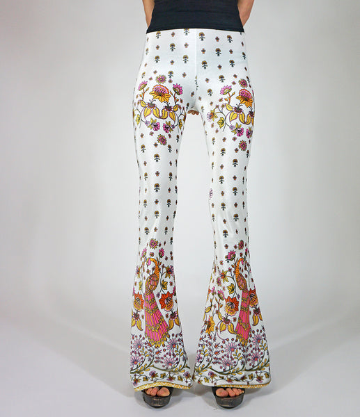 Amalia Velvet Flares - Cream Flare Street Exclusive Design