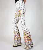 Amalia Velvet Flares - Cream Flare Street Exclusive Design